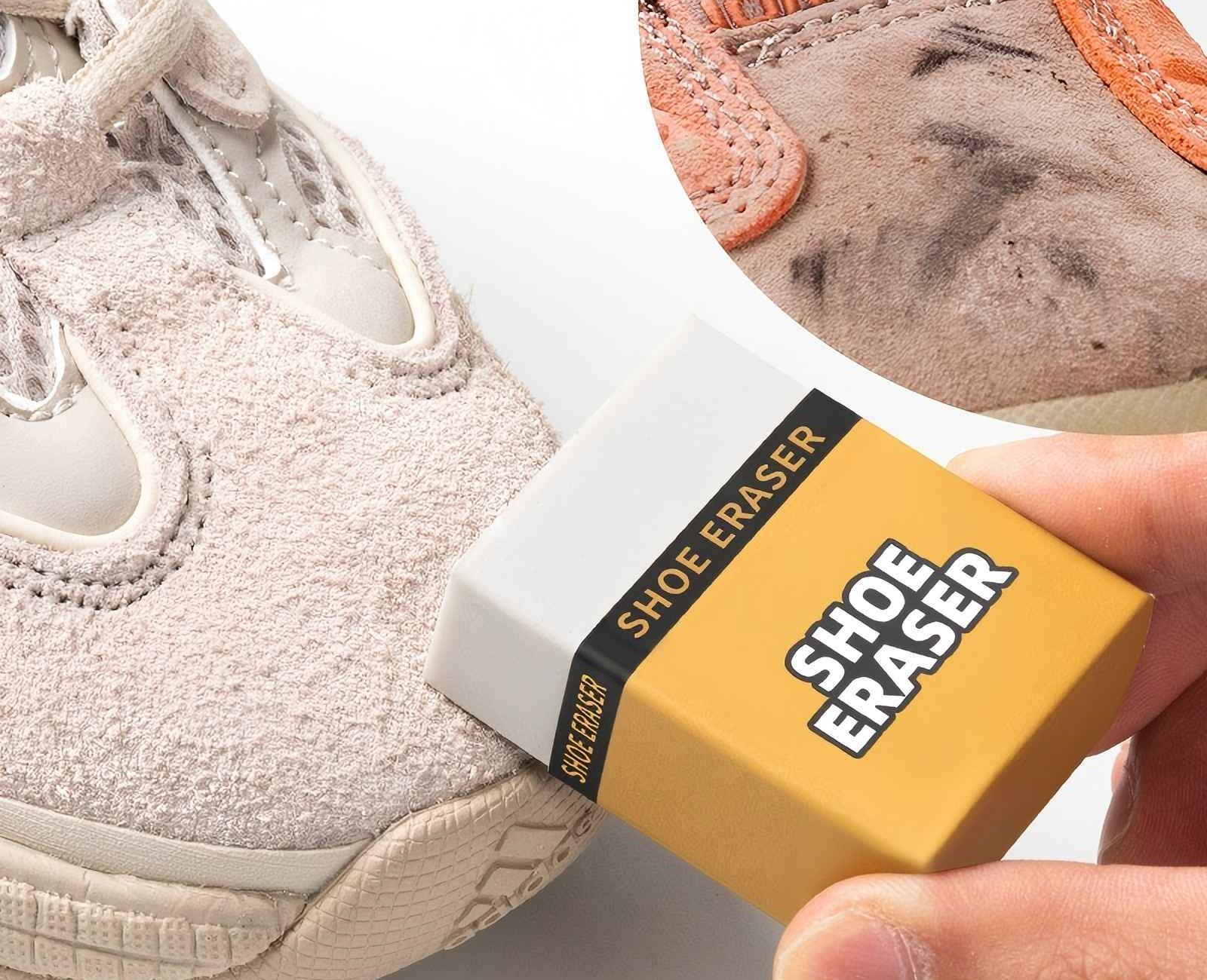 Sneaker Care Spray - ยางลบทำความสะอาดรองเท้า, ยางลบรองเท้าผ้าใบแบบพกพา ไม่ต้องซัก ขจัดคราบรองเท้า, แปรงยางลบคราบรองเท้า