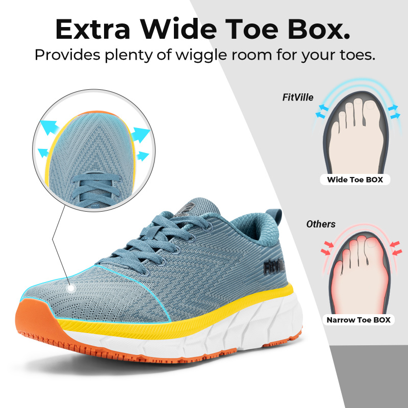 รองเท้าผู้ชาย FitVille Wide To - Sneaker Box บทวิจารณ์และราคา