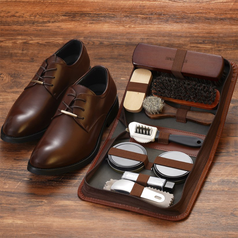 ชุดแปรงขัดรองเท้า Horsehair เค - Leather Shoe Polish บทวิจารณ์และราคา