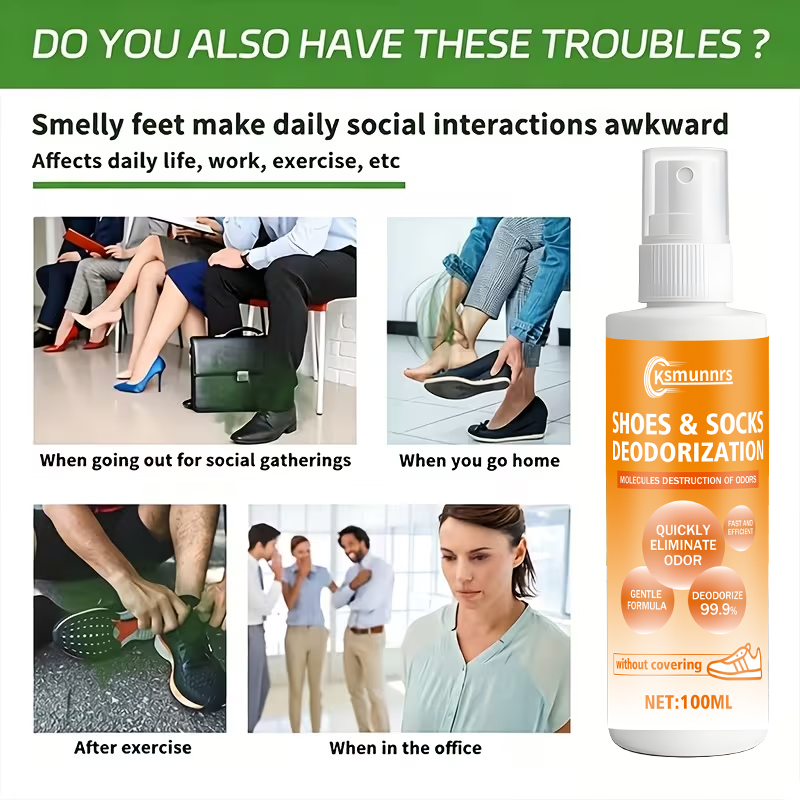 สเปรย์ดับกลิ่นเท้า น้ำยาทำความ - Sneaker Care Spray บทวิจารณ์และราคา