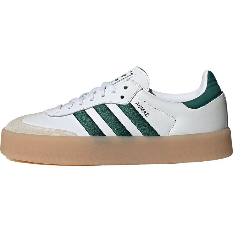 รองเท้าผ้าใบแพลตฟอร์มทรงเตี้ยแ - Adidas Shoes Samba บทวิจารณ์และราคา