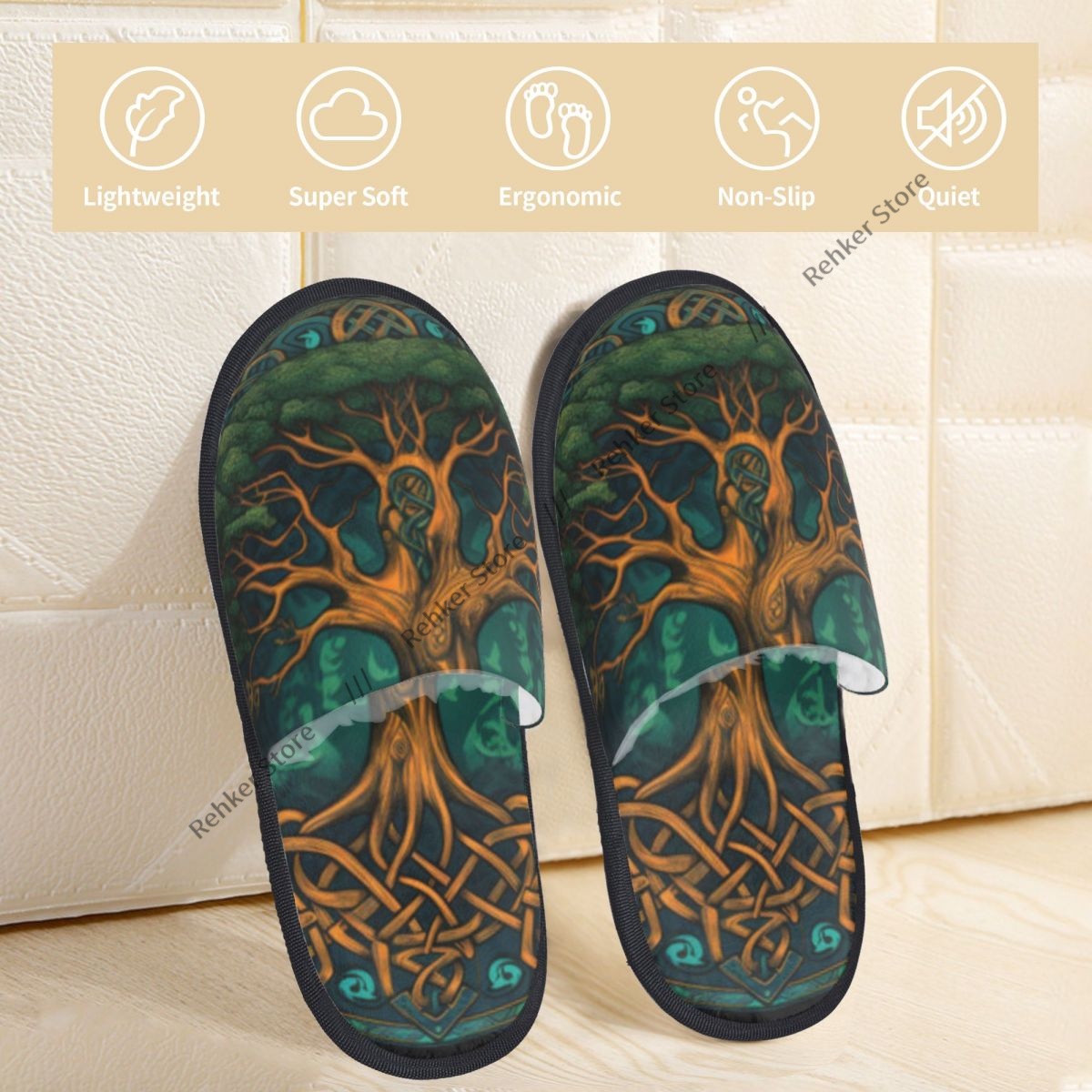 รองเท้าแตะในบ้านลายต้นไม้แห่งช - Shoe Tree บทวิจารณ์และราคา