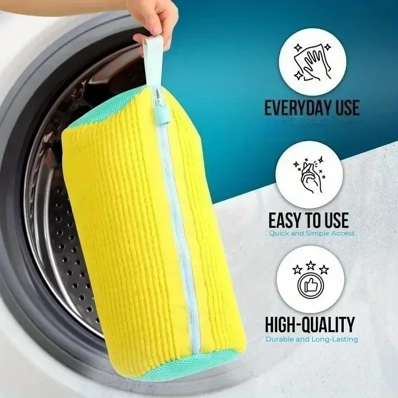 ถุงซักรองเท้าสำหรับเครื่องซักผ - Shoe Cleaning Brush บทวิจารณ์และราคา